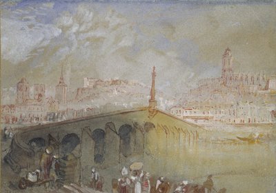 The Bridge at Blois: Fog Clearing by Joseph Mallord William Turner